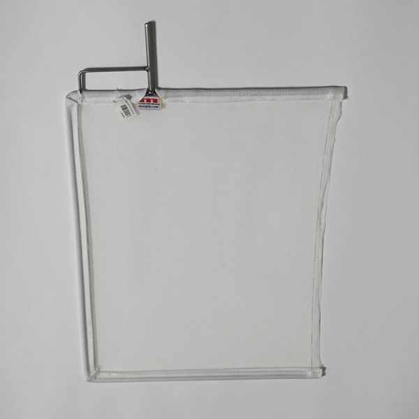 18'' x 24'' Single White Bobbinet (45 x 60 cm) WHITE WEBBING