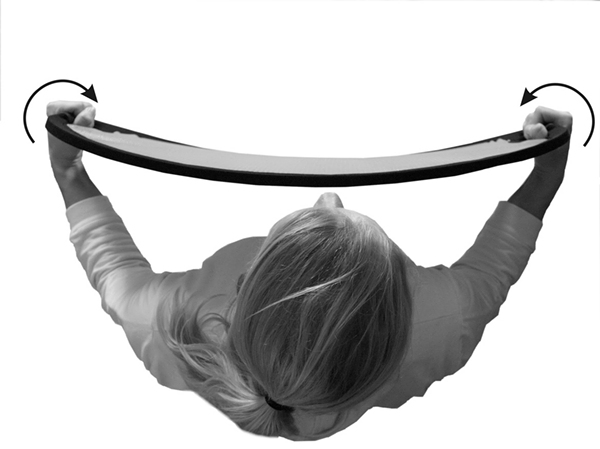 SM SUN MOVER - REFLECT. zbra/blanc Diam. 90cm PLIABLE - 4