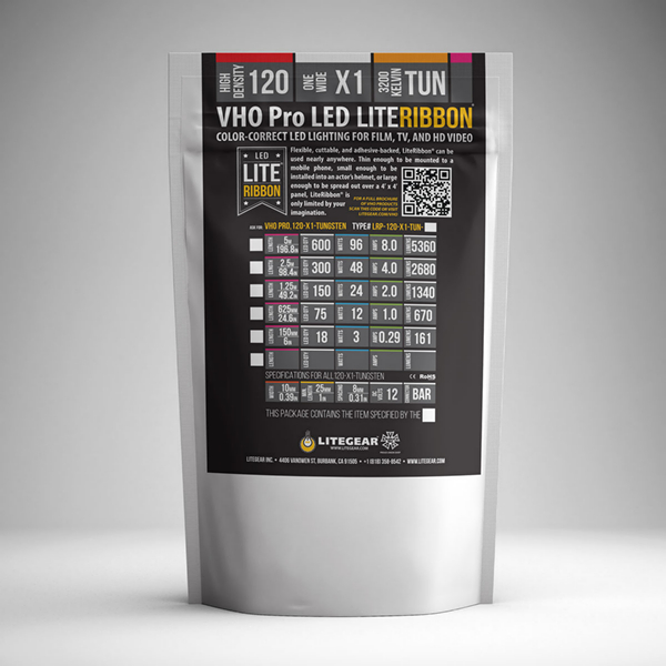 LED LITERIBBON, VHO 120 TUNGSTEN WHITE 1.25M