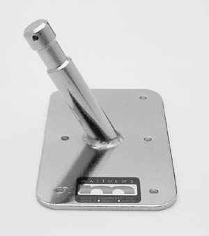 CHEATER PLATE 3'' PIN