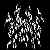 COOKIE ROSCO FLAMES 120 X 120 cm (1 PIECE)